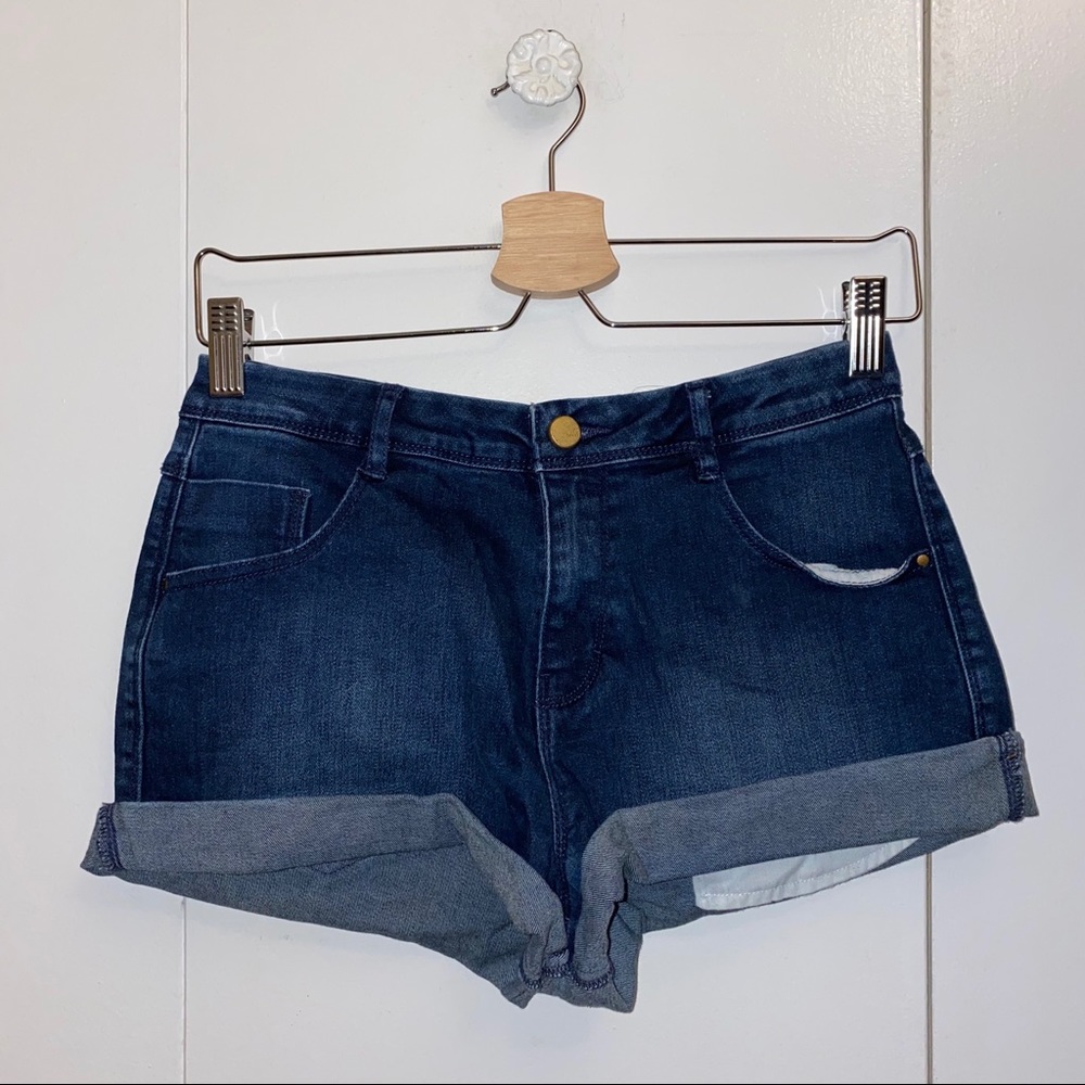 ZARA High-Waisted Jean Shorts